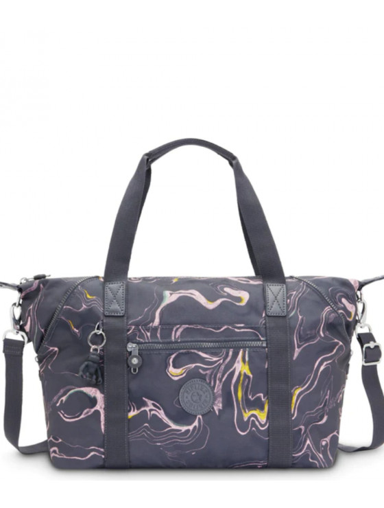 Bolso kipling gris clearance
