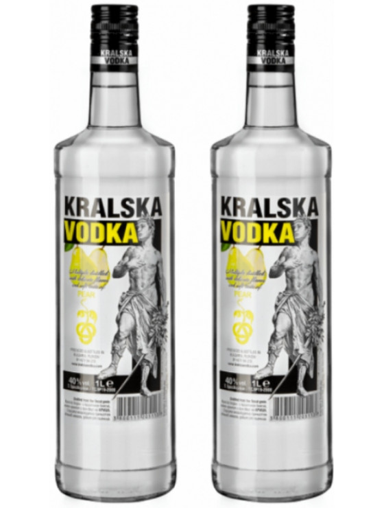 2 vodka kralska pera 1 LT
